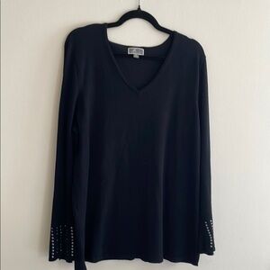 JM Embellished Black Sweater